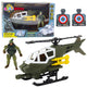 Military Set: Military Helicopter Soldier Figure