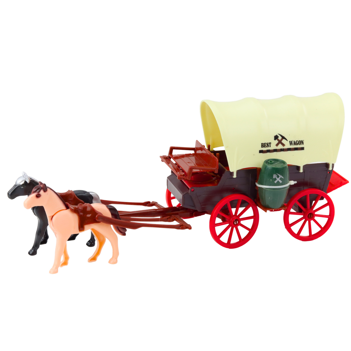 Cowboy Set Figure Westernwagen Pferde Cowboy Palmen