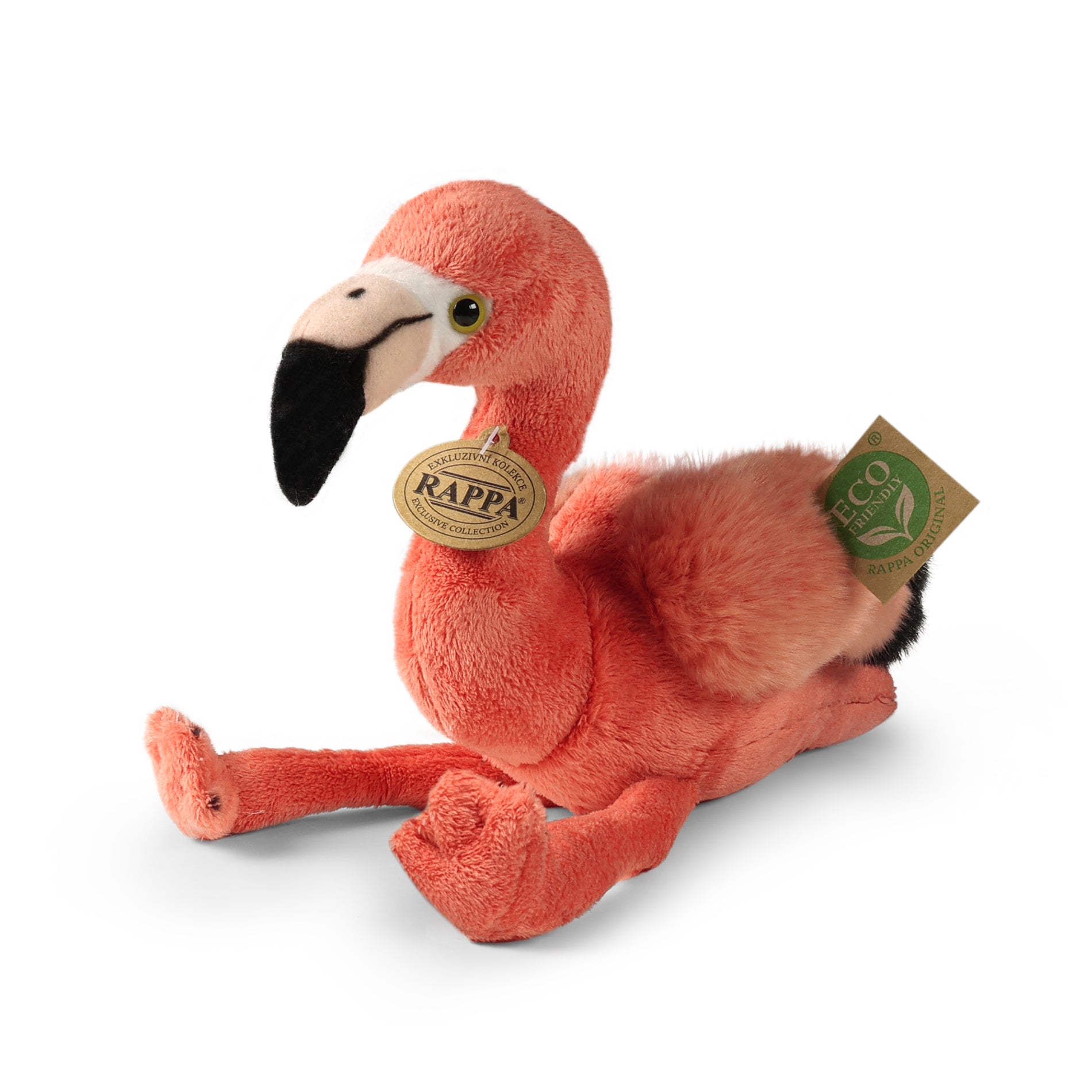 Plüss Flamingo 28 cm Környezetbarát