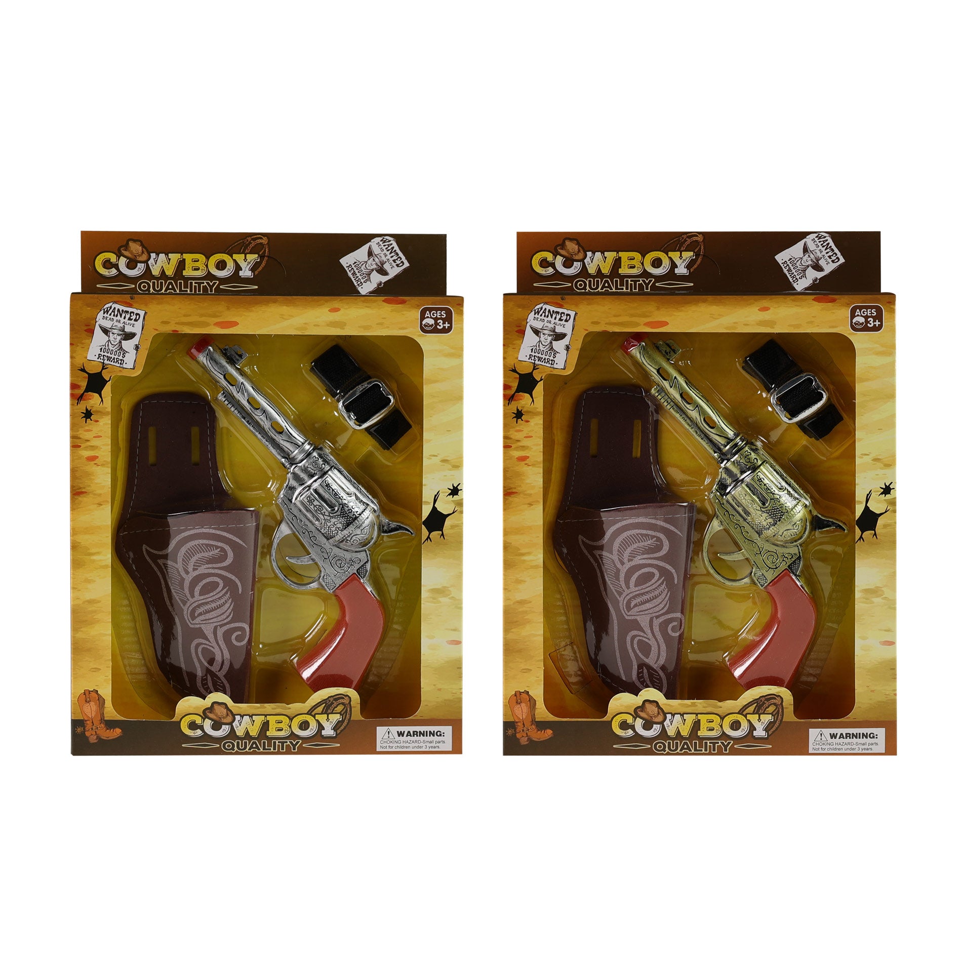 Cowboy pistol med hylster