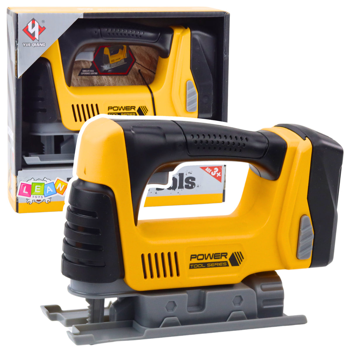 Children's Battery Operated Jigsaw Led Light Yellow