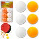 Ping Pong Balls Sport White Orange 6 Pcs