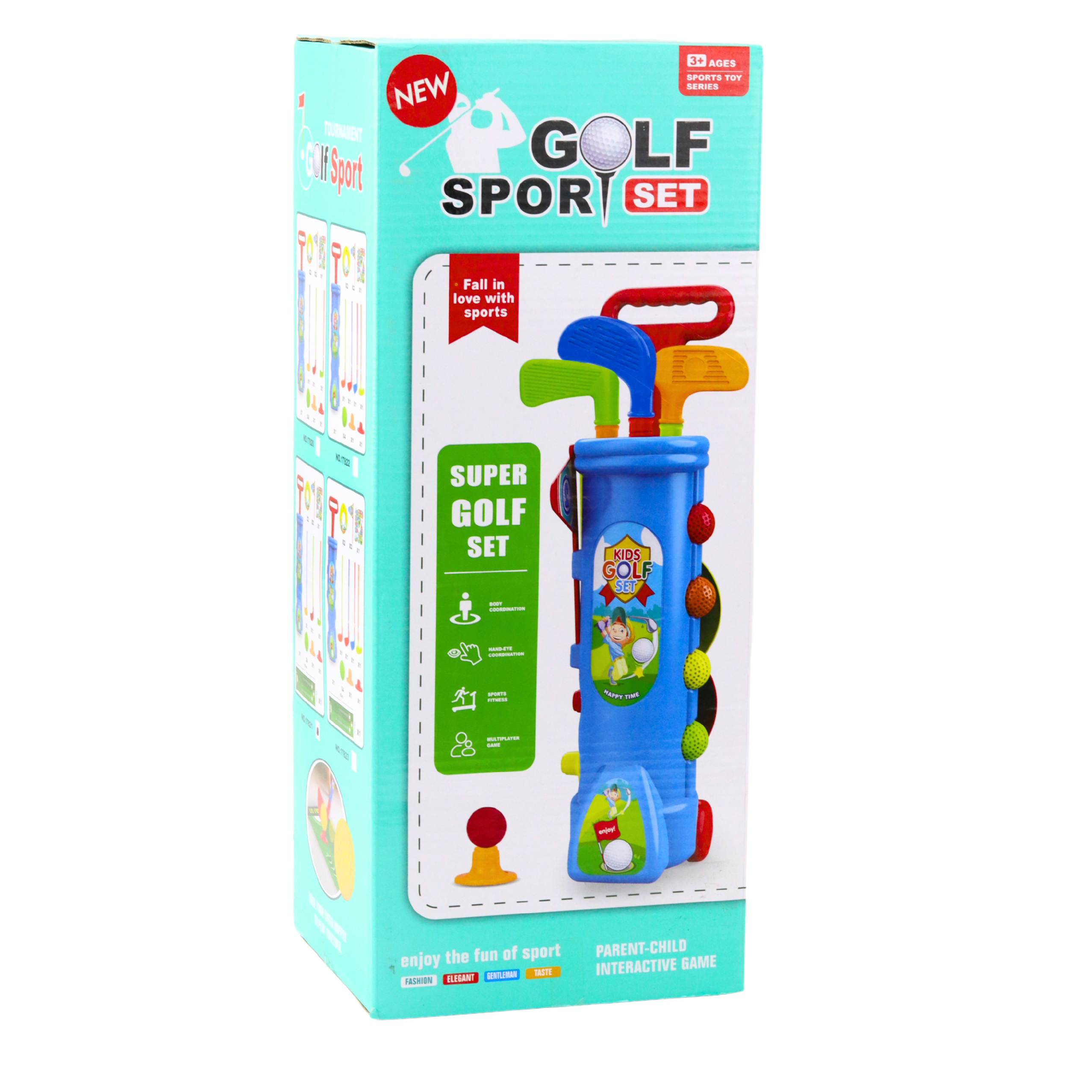 Golf Set Trolley Clubs Field Sports Game 20pcs