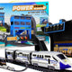 Commuter Train 244 Cm Batteries + Railway Station + Carriage