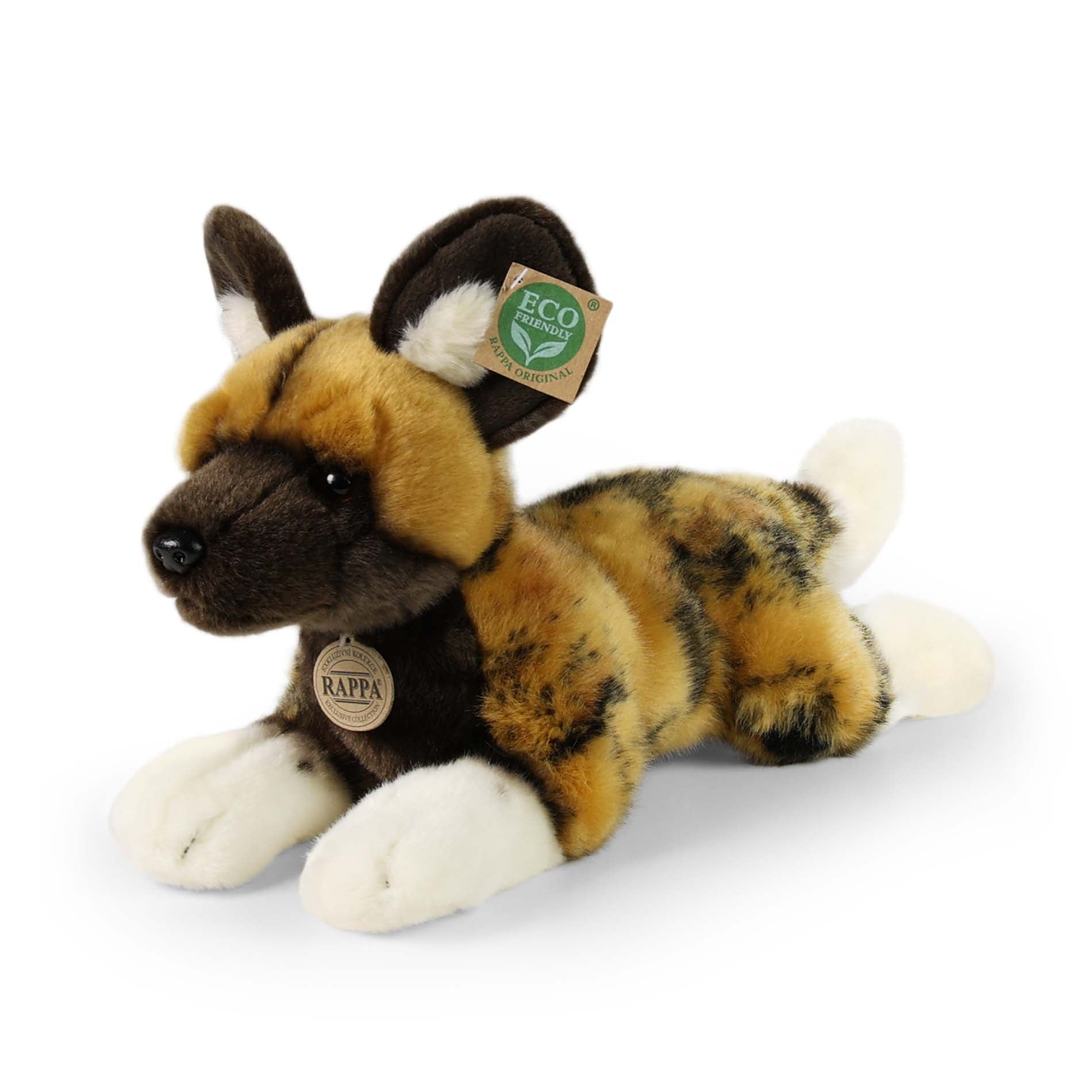 Madra Fiáin na hAfraice Plush 35 Cm Éicea-chairdiúil