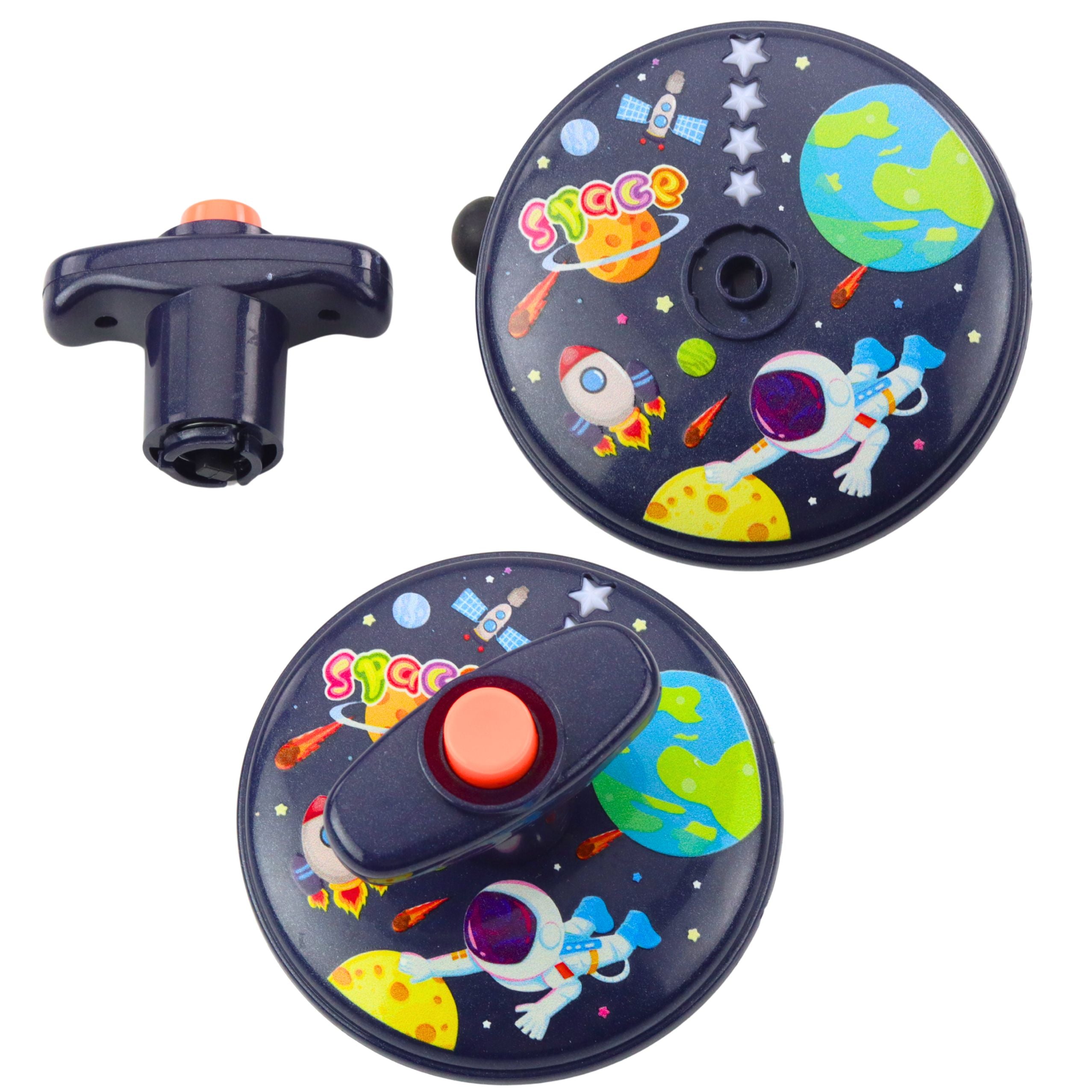 Colorful Luminous Disc Space Ufo Spinning Top
