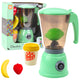 Electric Blender For Kids Fruit Cup Lights Sounds Green
