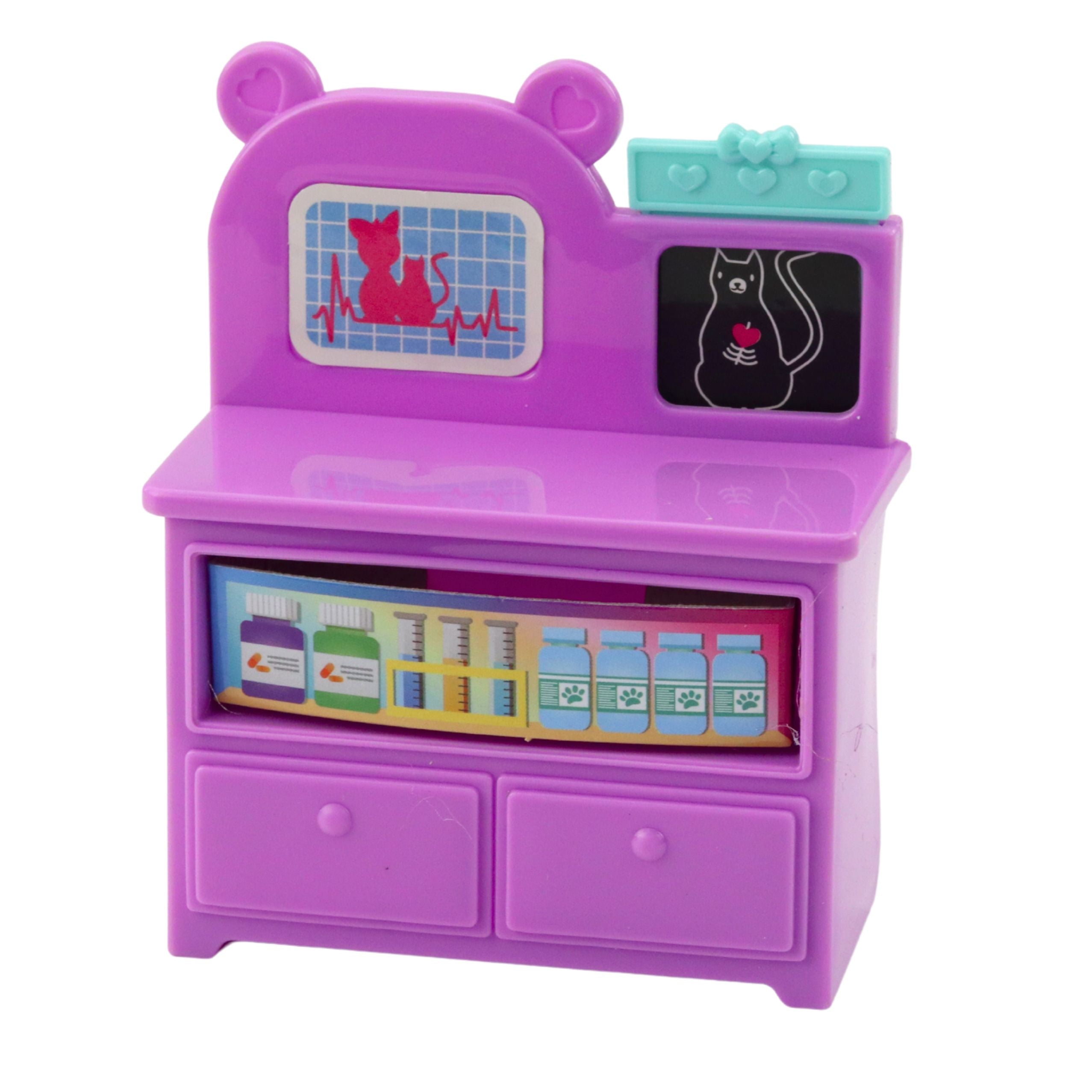 Mini Doll Veterinarian Dog Cat Treatment Accessories Set