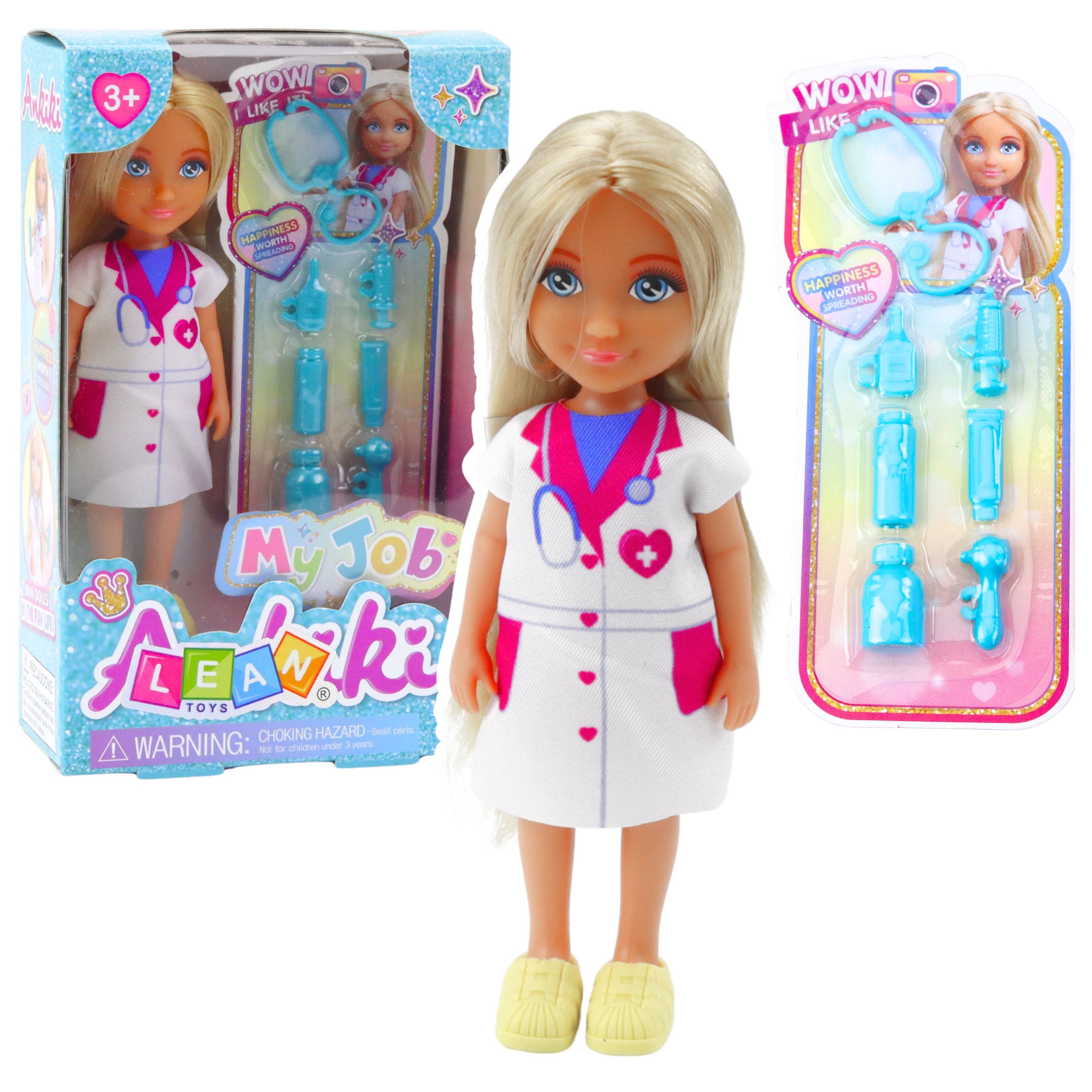 Ankiki Doctor Mini Doll Set With Treatment Accessories