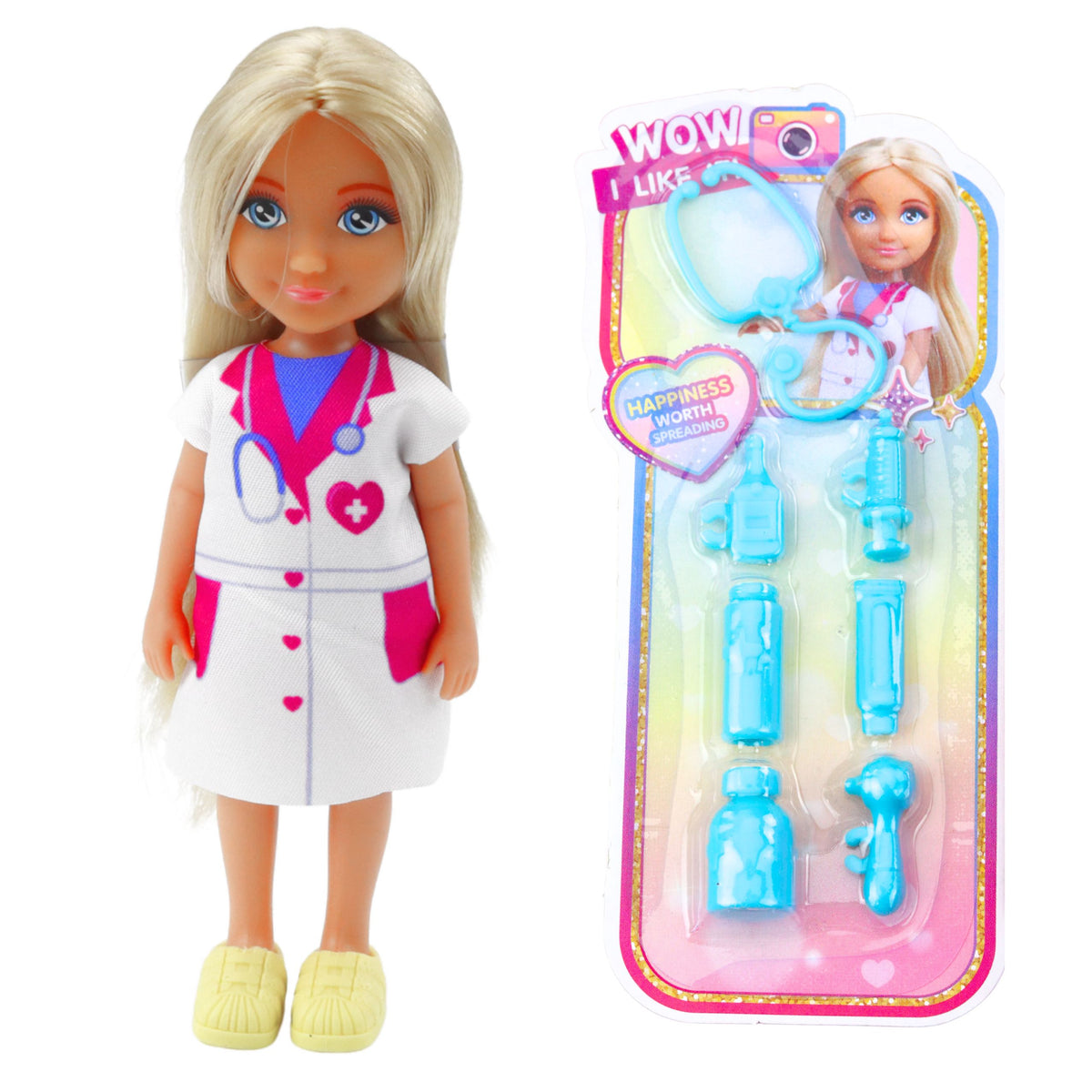 Ankiki Doctor Mini Doll Set With Treatment Accessories