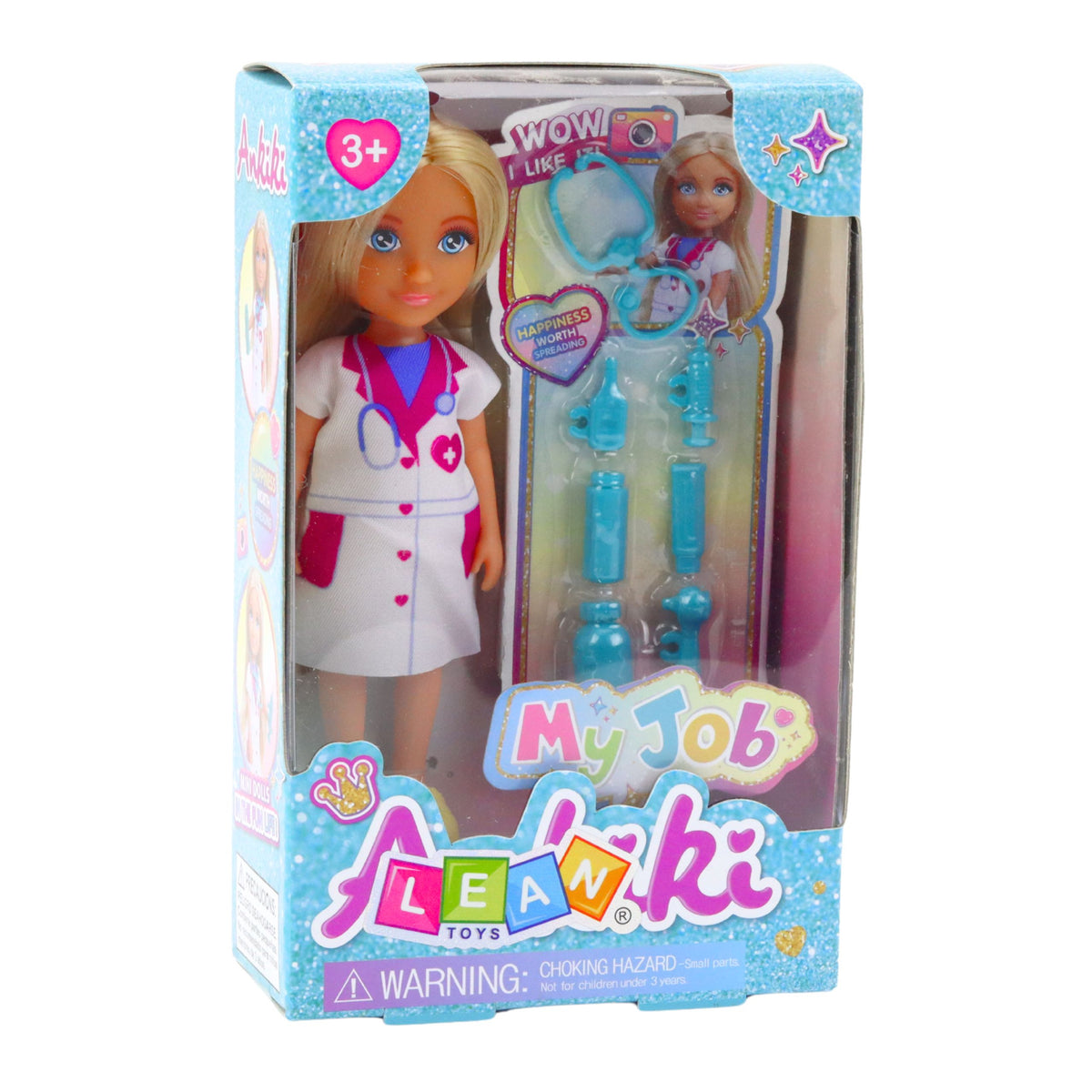 Ankiki Doctor Mini Doll Set With Treatment Accessories