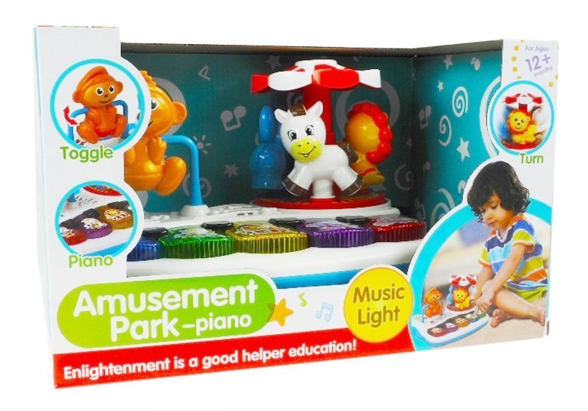 Colorful Piano With Animal For Kiddie