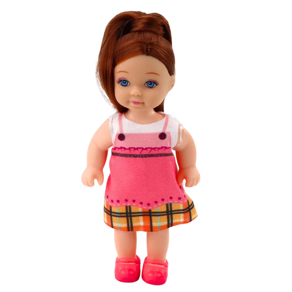 Mini Doll Set With Two Puppies Bed Bowl Bottle