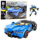 Robot Car 2in1 Hurricane Blue Construction Bricks 328 Pcs.