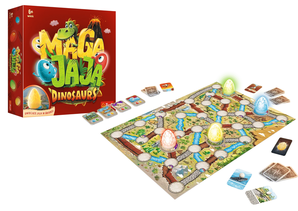 Cluiche Teaghlaigh Dinosaurs Magjaja Trefl 02281