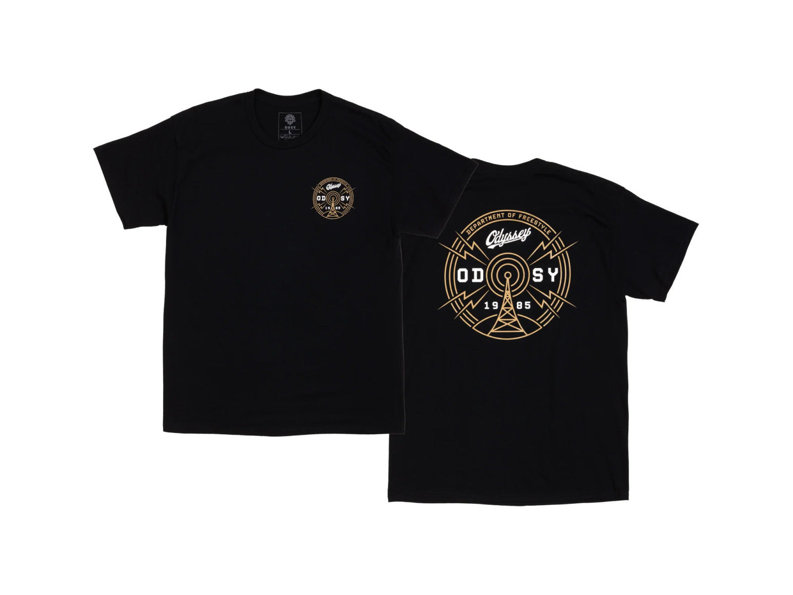 Tricou Odyssey Frequency Negru - XXL
