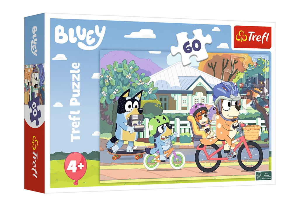 Puzzle 60 szt. Wesoły Bluey Trefl 17384