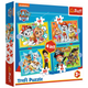Paw Patrol 4in1 Puzzles Cheerful Paw Patrol Team Trefl 34346