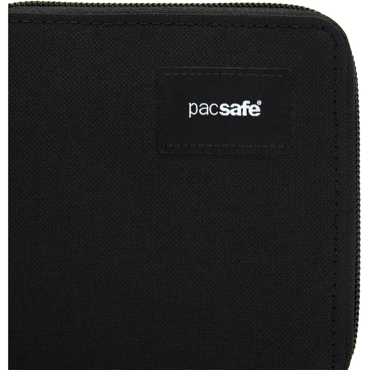 Pacsafe Rfidsafe Zip Around Wallet Jet Black
