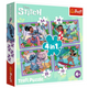 Puzzle 4in1 Crazy Day Lilo E Stitch Trefl 34633