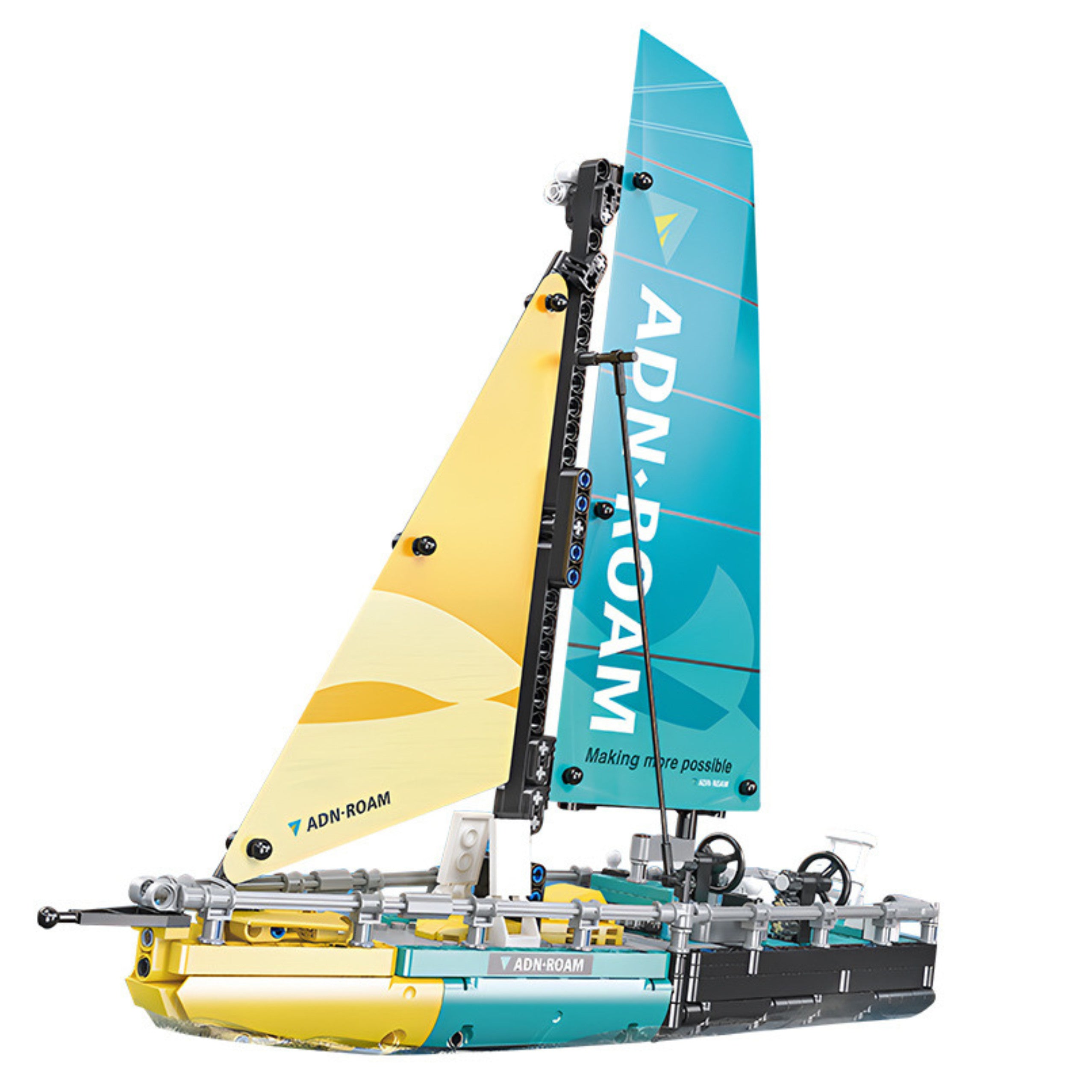 Construction Blocks Sailboat Boat Type 65 Model 675el