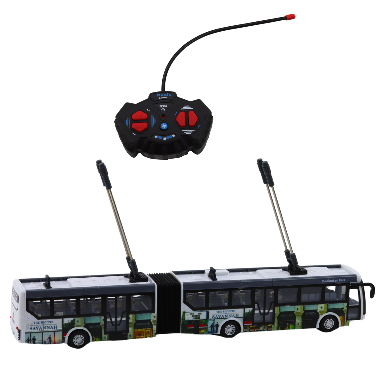 Remote Controlled City Trolleybus Rc Lights Public Transport