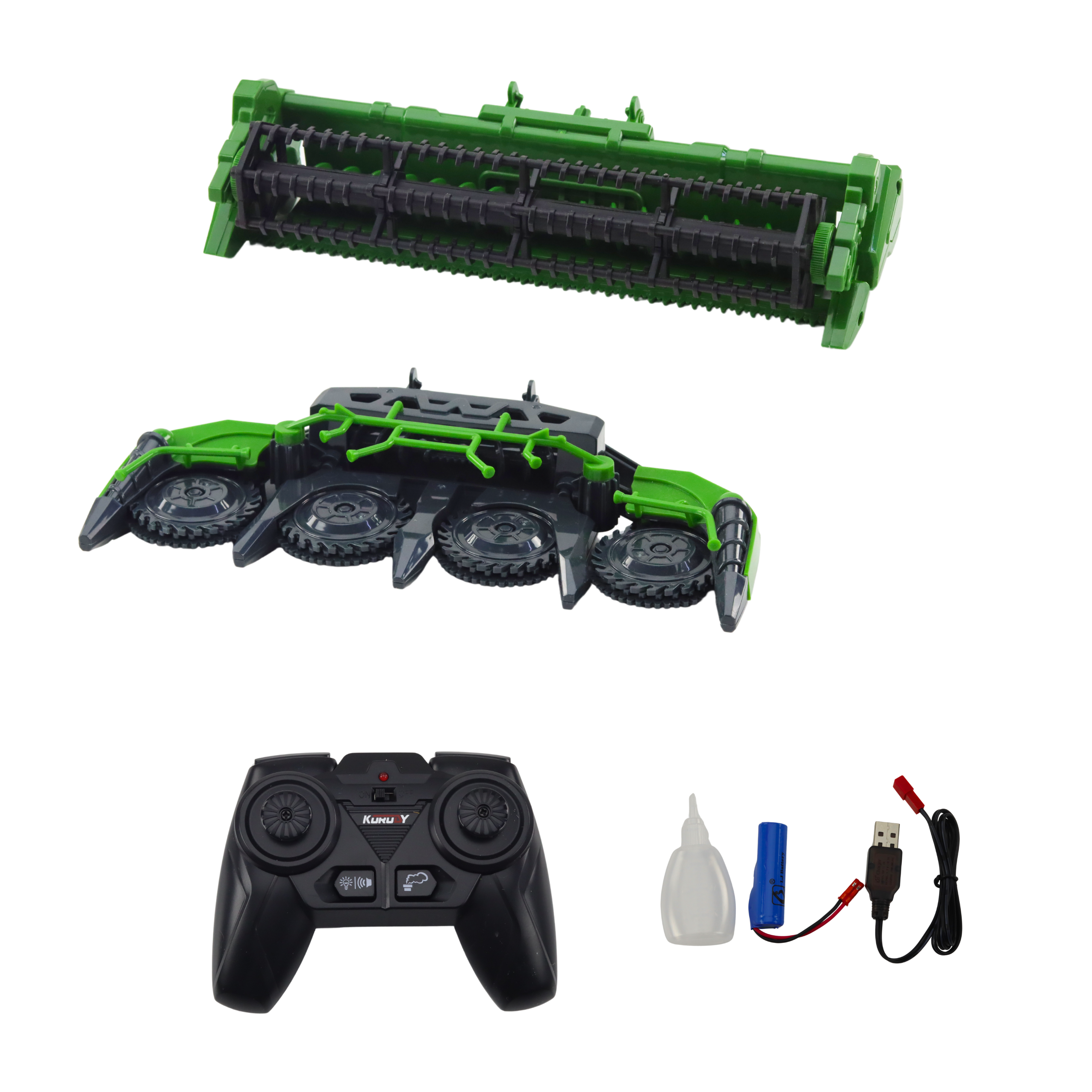 Agricultural Combine Harvester Grain And Corn Header Remote Control Rc 1:24