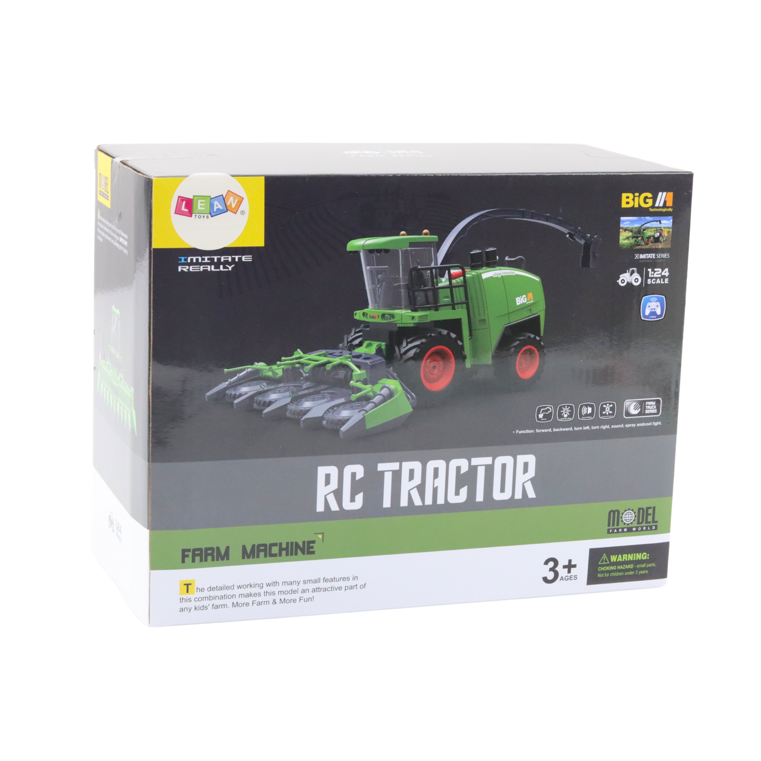 Agricultural Combine Harvester Grain And Corn Header Remote Control Rc 1:24