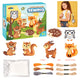 Creative Set Of Embroidery Felt Forest Animals 6pcs