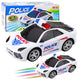 Police Car Interactive Lights Sounds Police Car Sports White