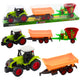 Set Of Agricultural Tractor Trailer Tipper Feed Wagon