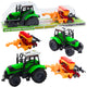 Set Of Tractor Farm Tractor With Seeder Farm Machine