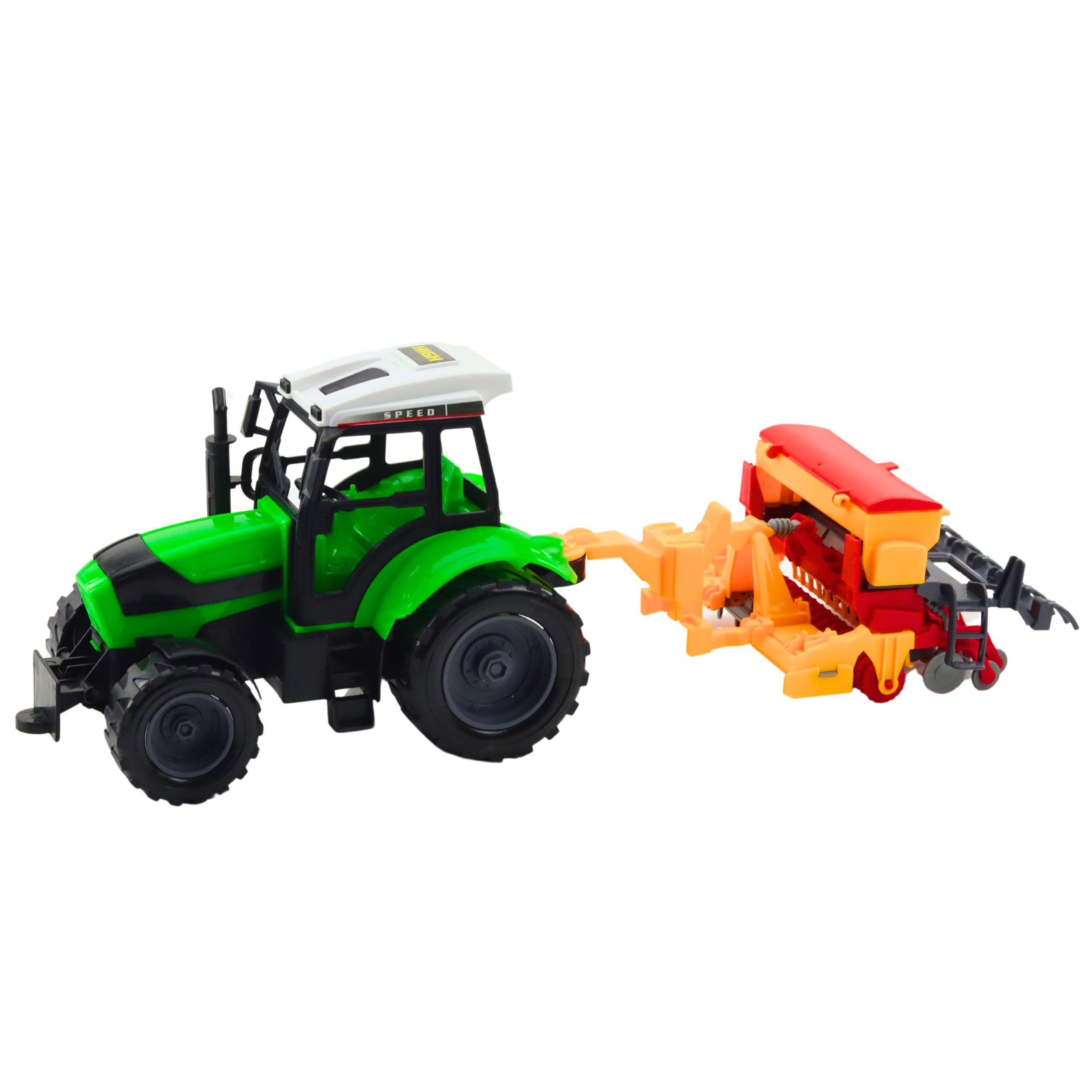 Set Of Tractor Farm Tractor With Seeder Farm Machine