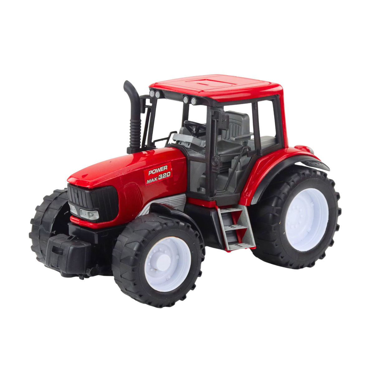 Mezőgazdasági traktor Zöld Utánfutóval és Hay Red 62cm