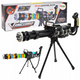 Sniper Rifle Stand Lights Sounds Vibrations Black