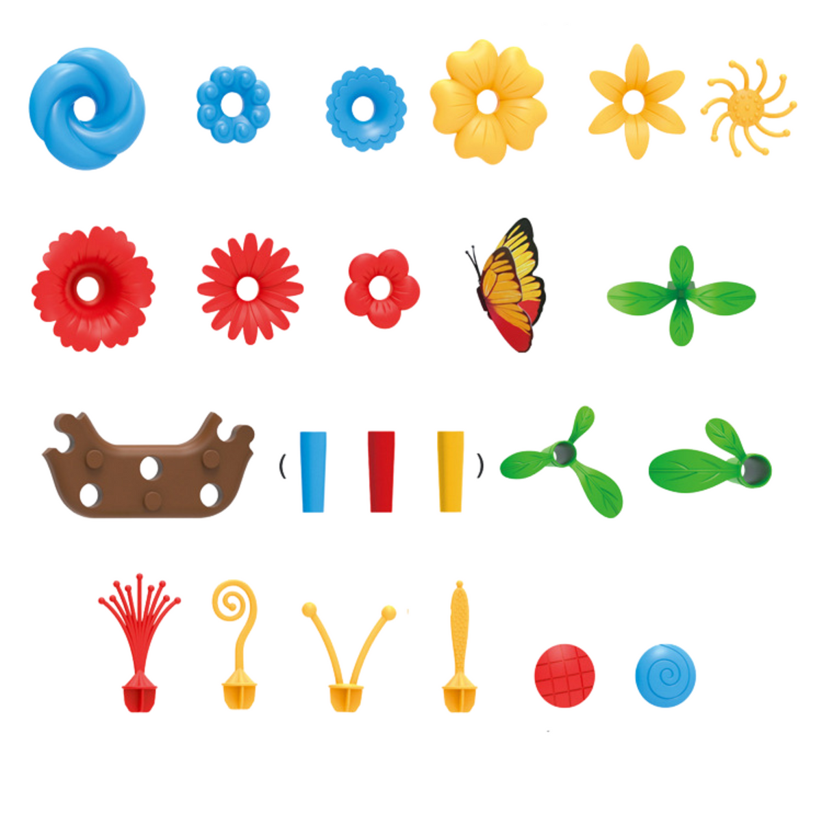 Diy Flower Garden Building Blocks 148 Pieces