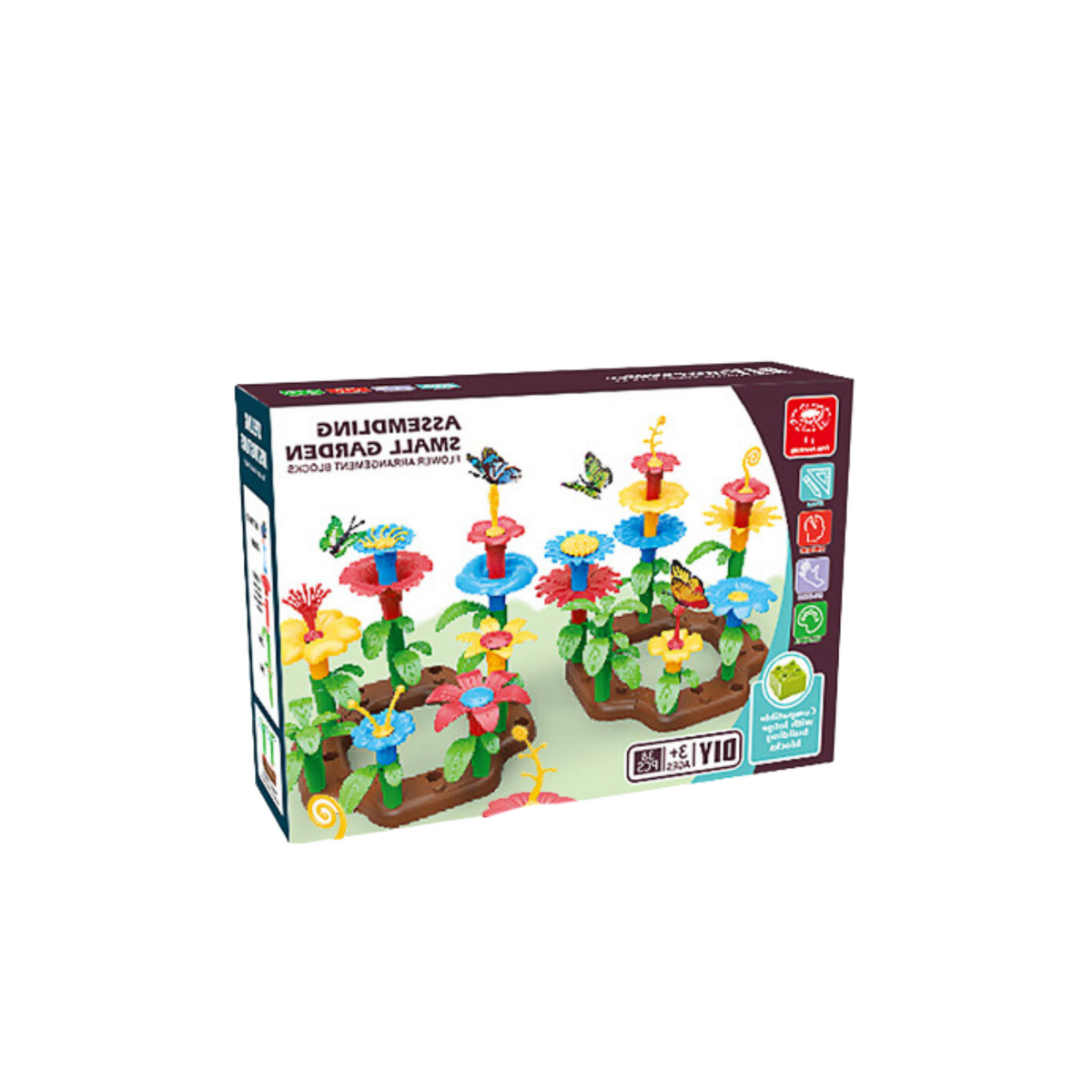 Diy Flower Garden Building Blocks 148 Pieces