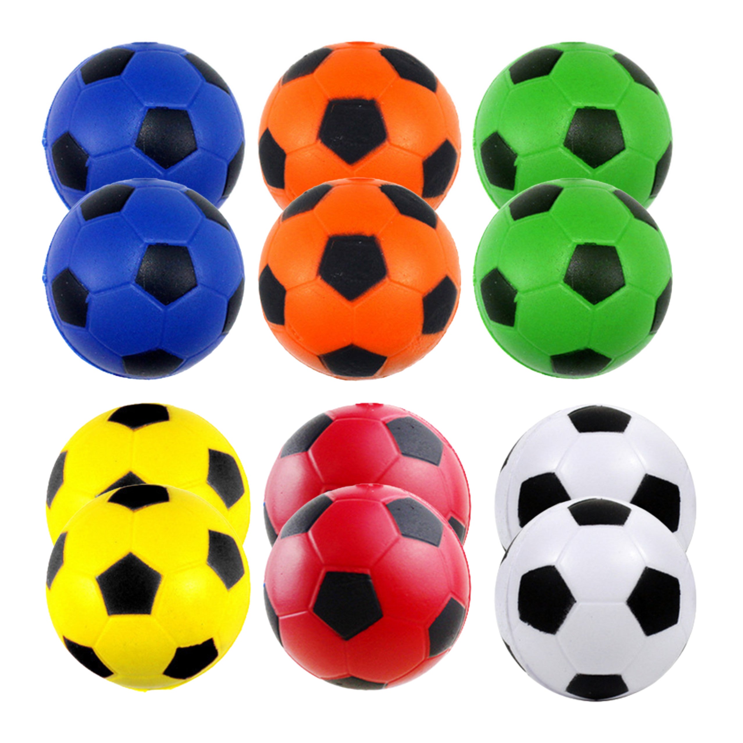 Anti-stress Bouncing Balls Set Of 12 Colorful 6.5cm