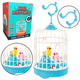 Battery Operated Bird Cage Lights Sounds Blue