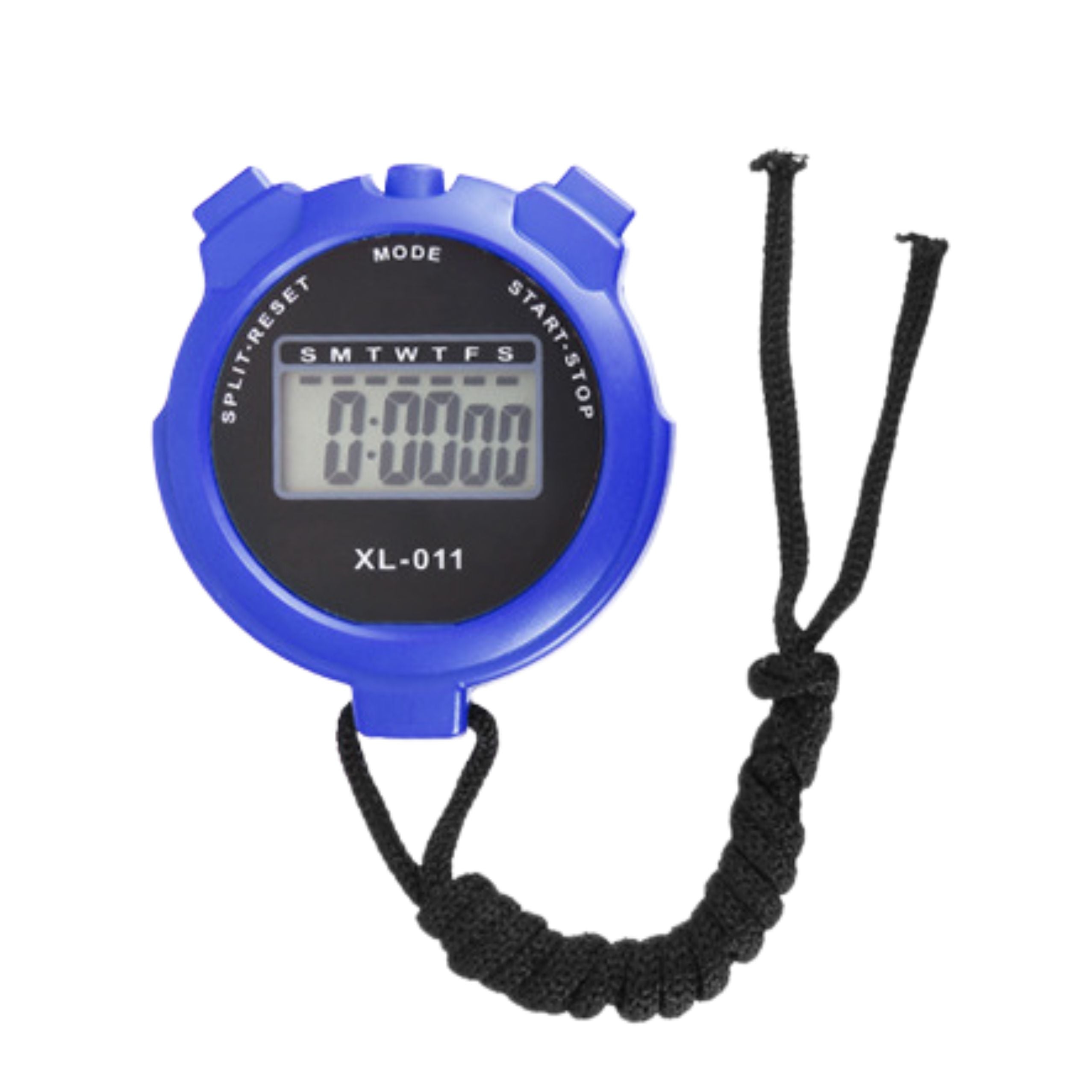 Digital Lcd Electronic Sports Stopwatch Xl-011 Blue