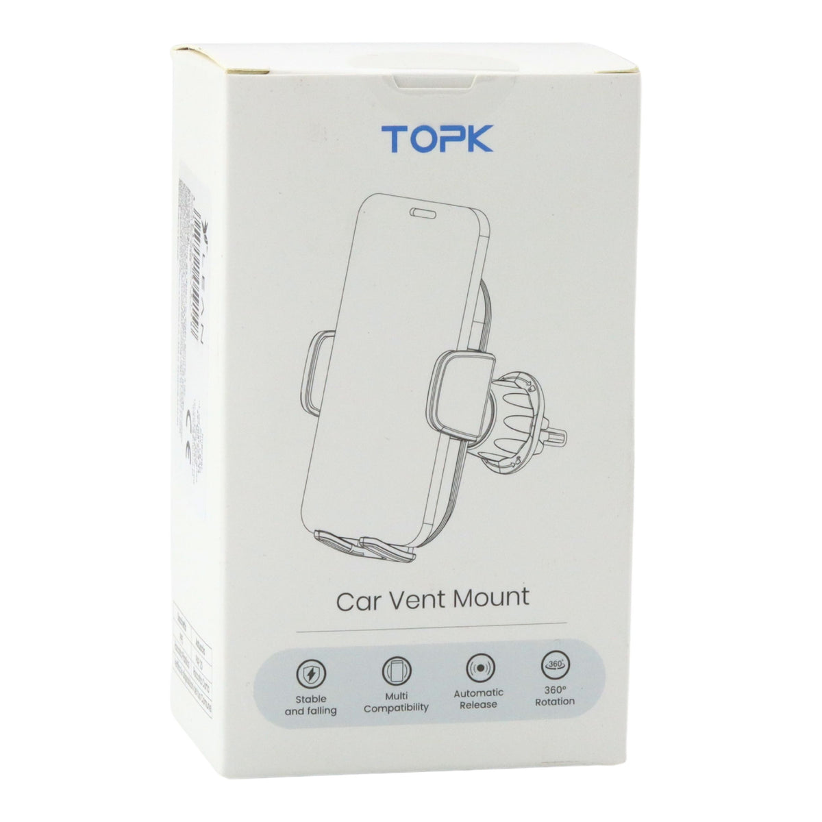 Topk Car Air Vent Mount With Adjustable Arms
