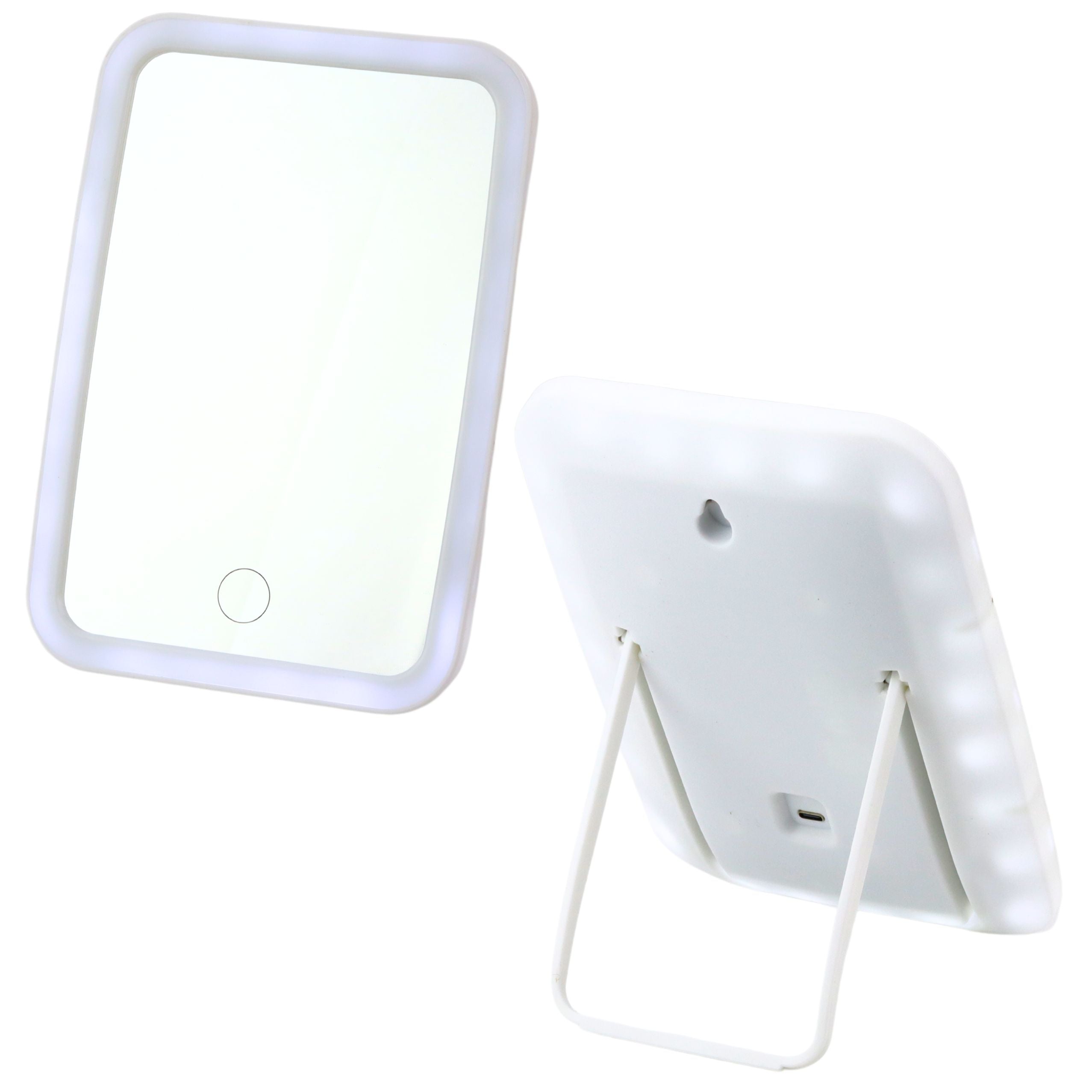 Led Illuminated Makeup Cosmetic Mirror Wireless White