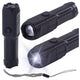 Led Flashlight Adjustable Zoom 3 Lighting Modes Usb Charging Black