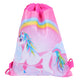 School Shoe Bag Gymnastics Suit Rainbow Unicorn 35x27 Cm