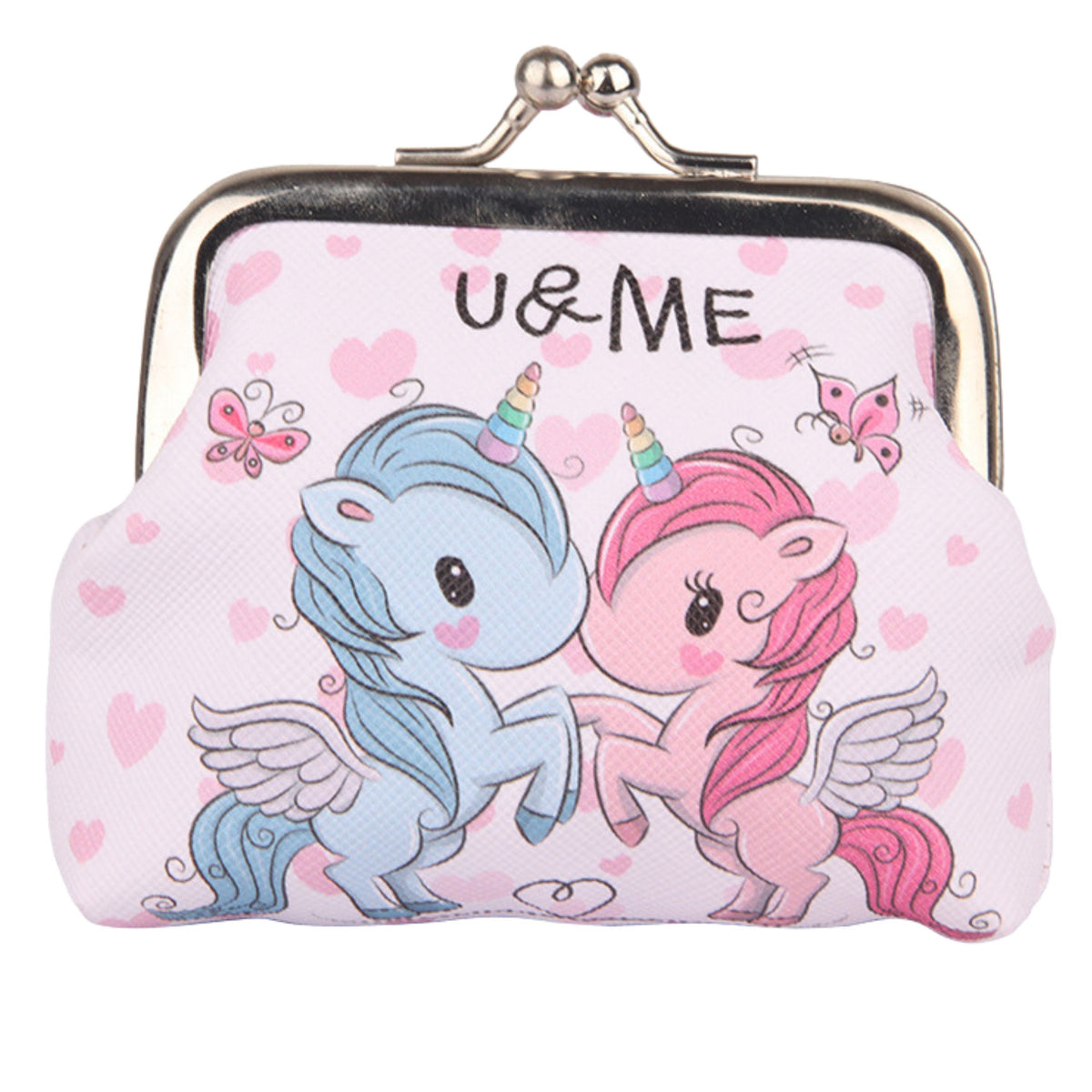 Dětská peněženka Two Unicorns U&me Metal Snap 10x9cm