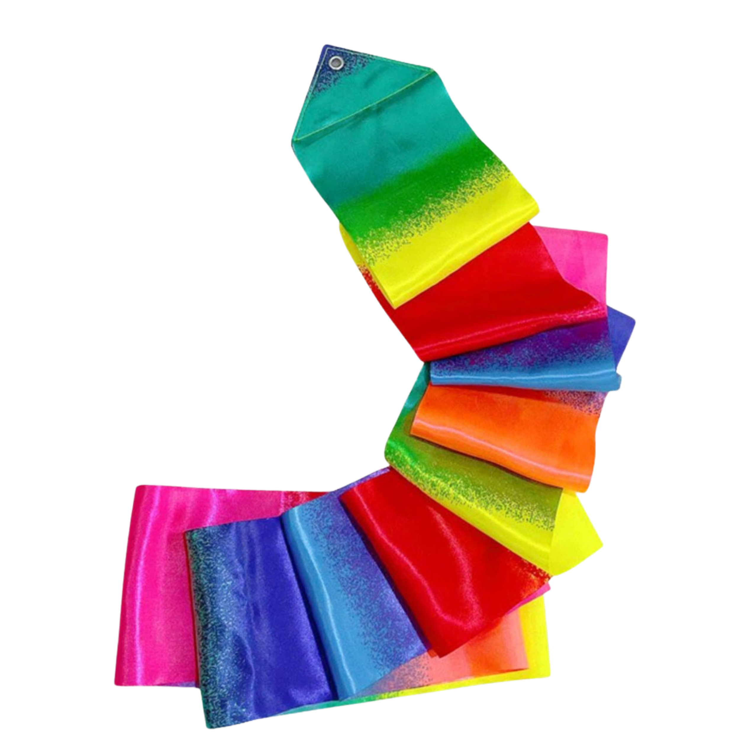 Gymnastic Ribbon For Dance Exercises Colored 205 X 5cm