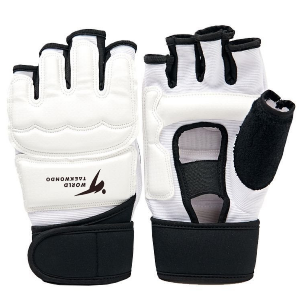 Luvas Esportivas Para Taekwondo Estojo Branco Tamanho Xs