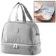 Thermal Insulating Breakfast Bag With Adjustable Belt Silver 27cm