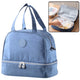 Thermal Insulating Breakfast Bag With Adjustable Strap Blue 27cm