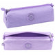 School Pencil Case Organizer Single Compartment Purple 21.5cm